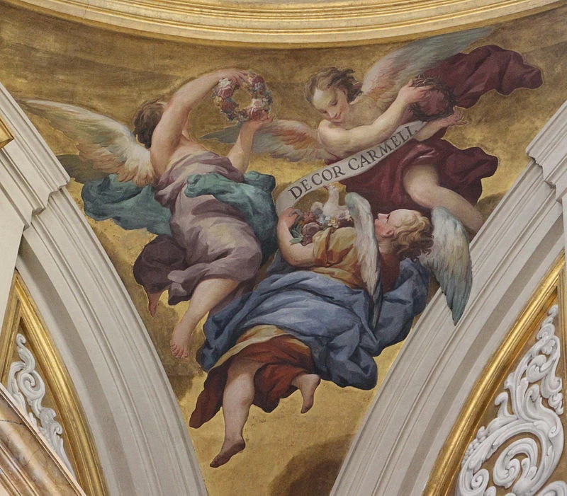 Ascesa di santa Maria Maddalena de' Pazzi con tutti i santi fiorentini - Santa Maria Maddalena de' Pazzi, Firenze